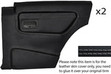 GREY STITCH 2X REAR DOOR CARD SKIN COVER FITS FORD SIERRA RS COSWORTH 3 DOOR
