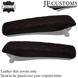 JF2 RED DIAMOND STITCH 2X ARMREST COVER FOR MERCEDES VITO VIANO W447 14-21