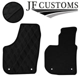 D GREY DIAMOND VINYL 4X TAILORED FLOOR CARPETS FOR SKODA SUPERB MK2 08-15