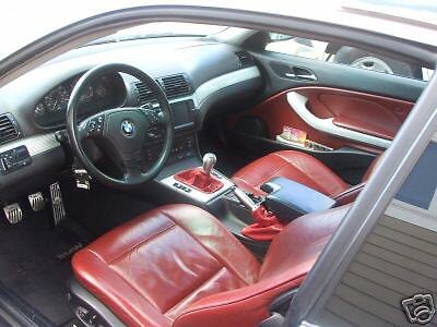 FITS BMW E46 Z3 DARK RED GEAR&HANDBRAKE GAITER SHIFT BOOT CUSTOM NEW MADE IN UK