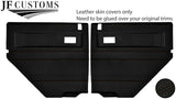 BROWN STITCH LEATHER COVERS FOR DEFENDER 90 83-06 INTERIOR UPHOLSTERY DOOR KIT