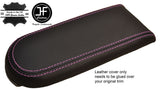 PINK STITCH REAL LEATHER ARMREST LID COVER FOR VW GOLF MK4 JETTA GTI 1998-2005