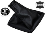 BLACK STITCH MANUAL LEATHER GEAR GAITER FITS VAUXHALL OPEL CORSA C 00-06