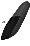black stitch FITS LOTUS EXIGE/ELISE 2 X  SILL PANEL TRIM COVERS IN BLACK&SUEDE