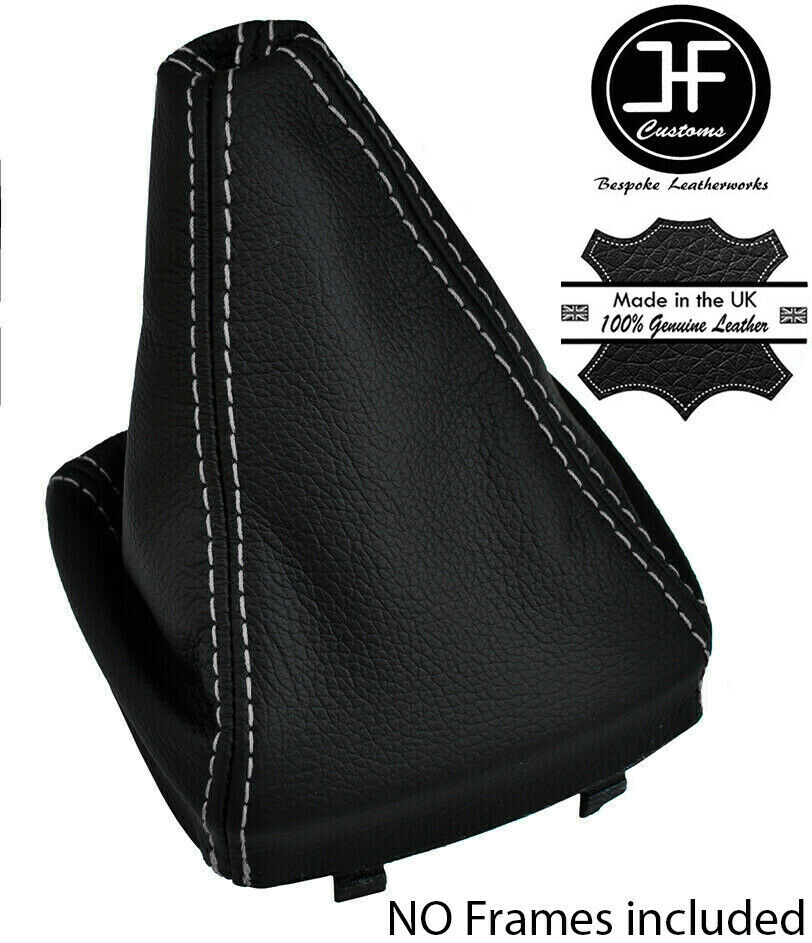 GREY STITCHING MANUAL LEATHER GEAR GAITER BOOT FOR FORD MK4 MONDEO 2007-2013