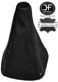 BLACK STITCH MANUAL LEATHER 5 SPEED GEAR GAITER FITS HYUNDAI GETZ 2002-2011
