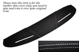 WHITE STITCHING TOP DASH DASHBOARD LEATHER SKIN COVER FITS MG MGB GT CUSTOM NEW