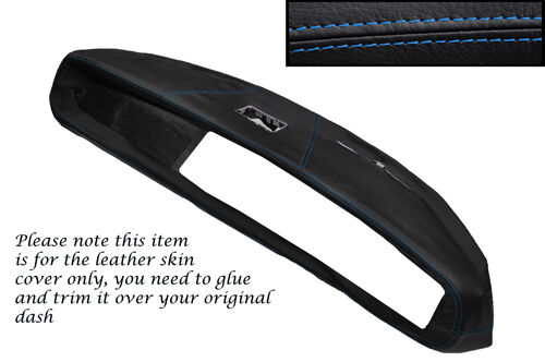 BLUE STITCH FITS TRIUMPH HERALD & VITESSE DASH DASHBOARD LEATHER SKIN COVER ONLY