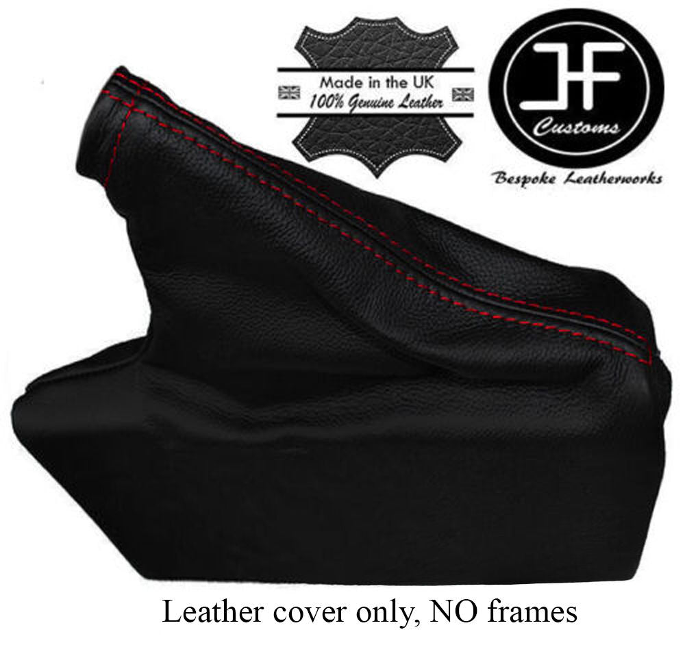 RED STITCH LEATHER SKIN HANDBRAKE GAITER BOOT FITS SUBARU XV 2012-2016