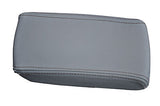 FITS NISSAN FIGARO GREY REAL LEATHER ARMREST COVER WHITE S CUSTOM NEW MADE IN UK