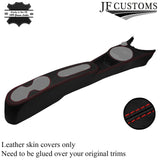 RED STITCH LEATHER CENTER CONSOLE TUNNEL COVER FOR FIAT 500 SPORT 16-21