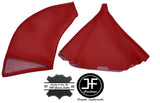 DARK RED LEATHER GEAR & HANDBRAKE GAITER FITS MAZDA MX5 MX-5 MK1 NA EUNOS 89-97