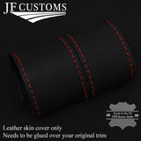 red sttiching FITS VAUXHALL OPEL ZAFIRA B 05-11 2X DOOR HANDLE LEATHER COVERS