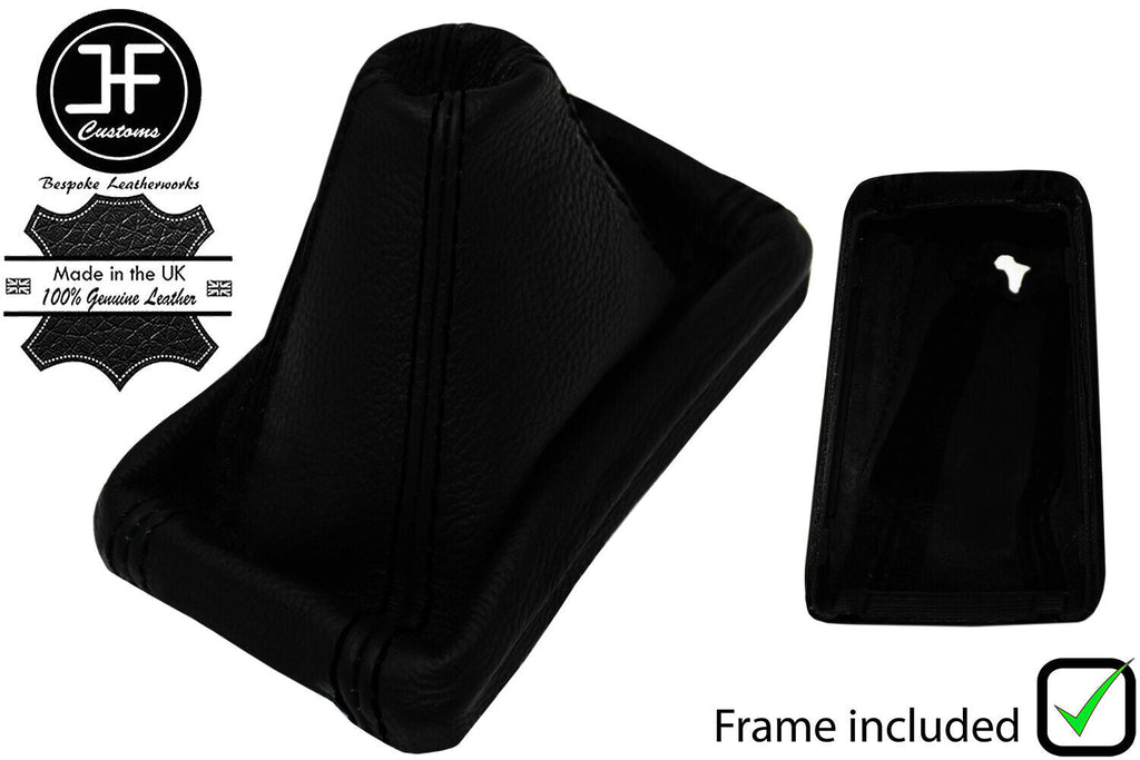 BLACK STITCH LEATHER AUTOMATIC DSG GEAR+PLASTIC FRAME FITS SKODA YETI 2009-2017