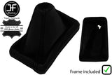 BLACK STITCH LEATHER AUTOMATIC DSG GEAR+PLASTIC FRAME FITS SKODA YETI 2009-2017