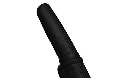 black stitch FITS CITROEN C5 2001-2004  LEATHER HANDBRAKE HANDLE CUSTOM NEW
