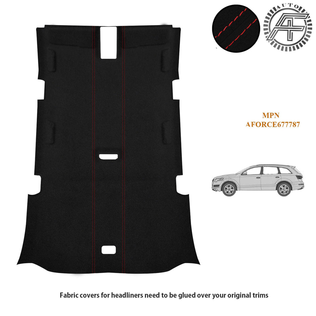 LUXE SUEDE HEADLINER FITS AUDI Q7 2016-2024 MADE IN UK