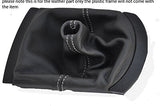 white stitching FITS SEAT CORDOBA IBIZA MK3 2002-2008  GEAR GAITOR ITALIAN