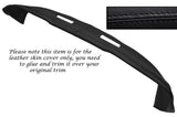 BLACK STITCH TOP DASH DASHBOARD LEATHER SKIN COVER FITS LOTUS ELAN +2 1967-1975