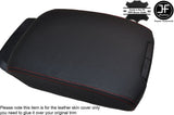 RED STITCH ARMREST LID LEATHER COVER FITS TOYOTA LAND CRUISER 150 J15 10-15