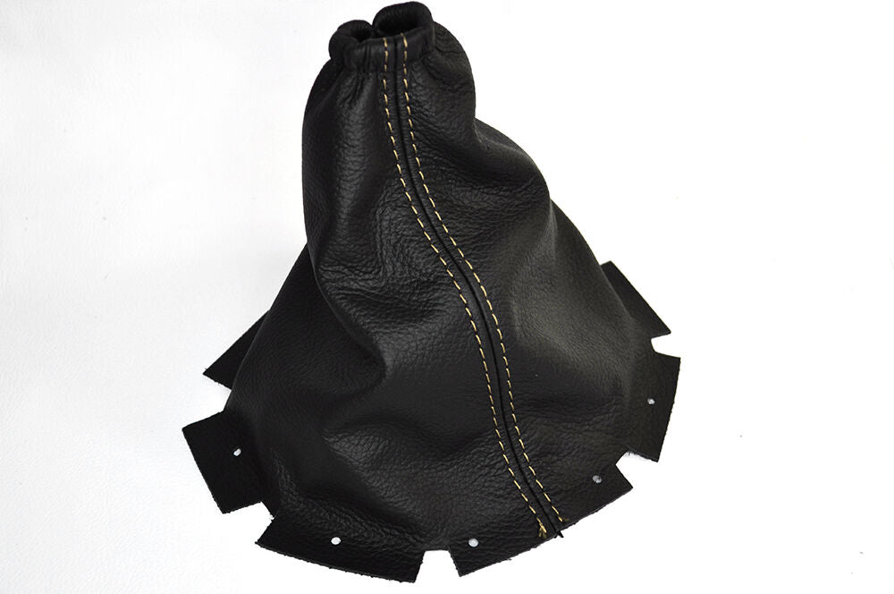 SAND STITCH FITS NISSAN JUKE 2010-2013 LEATHER GEAR GAITER COVER CUSTOM NEW