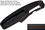 ORANGE  STITCHING DASH DASHBOARD LEATHER SKIN COVER FITS BMW 3 SERIES E21 75-84