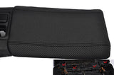 FITS HONDA S2000 2004-2009  ARMREST COVER IN PERFORATED LEATHER BLACK STITCH