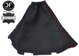 RED STITCH MANUAL LEATHER GEAR STICK GAITER FOR TOYOTA COROLLA VERSO 04-08