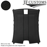 BLACK STITCH D GREY SUEDE ROOF HEADLINER COVER FOR BMW F30 11-19 SALOON 5DR