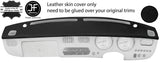 BLACK TOP GRAIN REAL LEATHER TOP DASH DASHBOARD COVER FITS NISSAN FIGARO