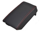 FITS HYUNDAI TIBURON ARMREST COVER  LEATHER red stitch CUSTOM NEW MADE IN UK