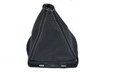 white stitch FITS Holden Commodore vl leather Gear Boot fit over rubber boot