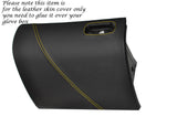 YELLOW  STITCH GLOVE BOX LID LEATHER SKIN COVER FITS MITSUBISHI GTO 3000GT 92-99