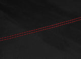 DARK RED STITCH LUXE SUEDE HEADLINER COVER FOR JEEP WRANGLER JK 11-17 4 DR