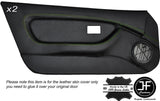 GREEN STICH 2X FULL DOOR CARD LEATHER COVERS FITS MG MGF MK1 95-99 STYLE 2