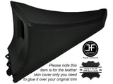 BLACK STITCH 1X PASSENGER DOOR SWITCH PANEL SKIN COVER FITS TOYOTA SUPRA MK4