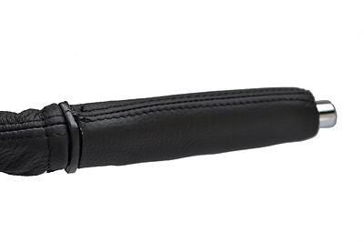 black stitching FITS JAGUAR S TYPE 99-08  HANDBRAKE HANDLE LEATHER COVER ONLY