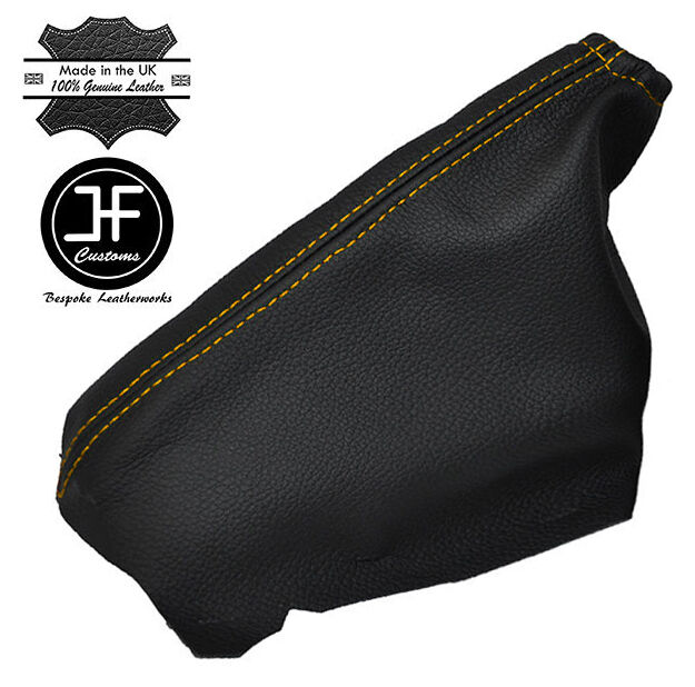 YELLOW STITCH FITS FORD FOCUS MK1 1998-2004 ST RS TDCI LEATHER HANDBRAKE GAITER