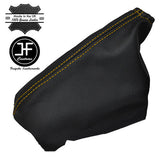 YELLOW STITCH FITS FORD FOCUS MK1 1998-2004 ST RS TDCI LEATHER HANDBRAKE GAITER