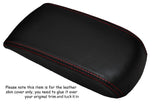 RED STITCHING LEATHER ARMREST SKIN COVER FITS PROTON GEN2 CUSTOM NEW MADE IN UK