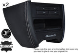 WHITE STITCH DASH CONSOLE SIDE TRIM LEATHER COVER FOR PORSCHE 986 & CARRERA 996