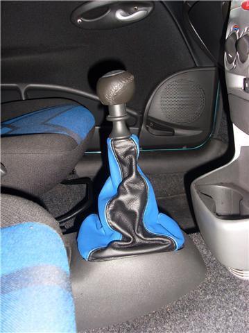 FITS FIAT BRAVO BRAVA PUNTO SEICENTO BLACK & BLUE GEAR NEW CUSTOM NEW MADE IN UK
