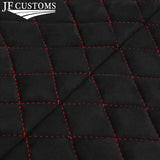 DSG2 D RED STITCH D GREY SUEDE HEADLINER COVER FOR MITSUBISHI LANCER EVO 7 8 9