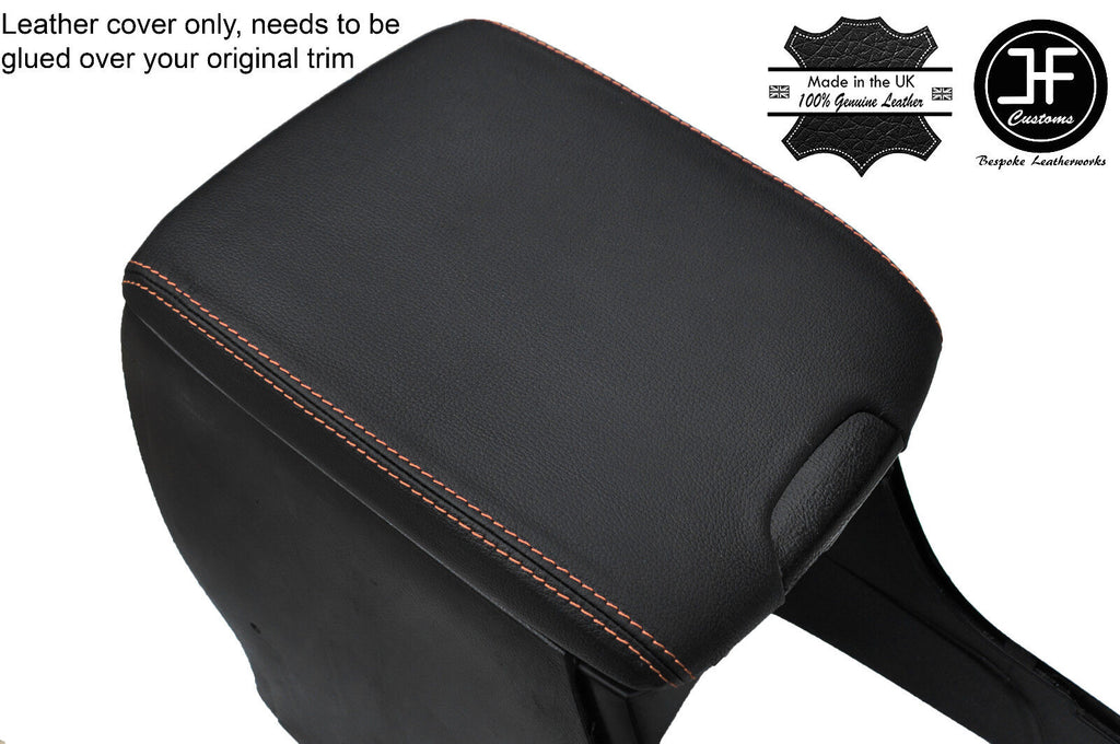 BEIGE STITCH REAL LEATHER ARMREST COVER FITS TOYOTA LAND CRUISER LC4 2003-2009
