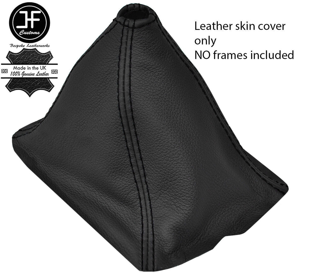 BLACK STITCH TOP GRAIN LEATHER MANUAL GEAR GAITER FITS ROVER SD1 VITESSE