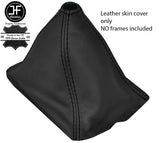 BLACK STITCH TOP GRAIN LEATHER MANUAL GEAR GAITER FITS ROVER SD1 VITESSE
