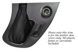 FITS ALFA ROMEO 166 1998-2003 AUTO AUTOMATIC GEAR GAITER LEATHER BLACK