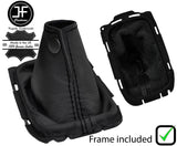 BLACK STITCH LEATHER GEAR + PLASTIC FRAME FOR MITSUBISHI ECLIPSE GT 1999-2006