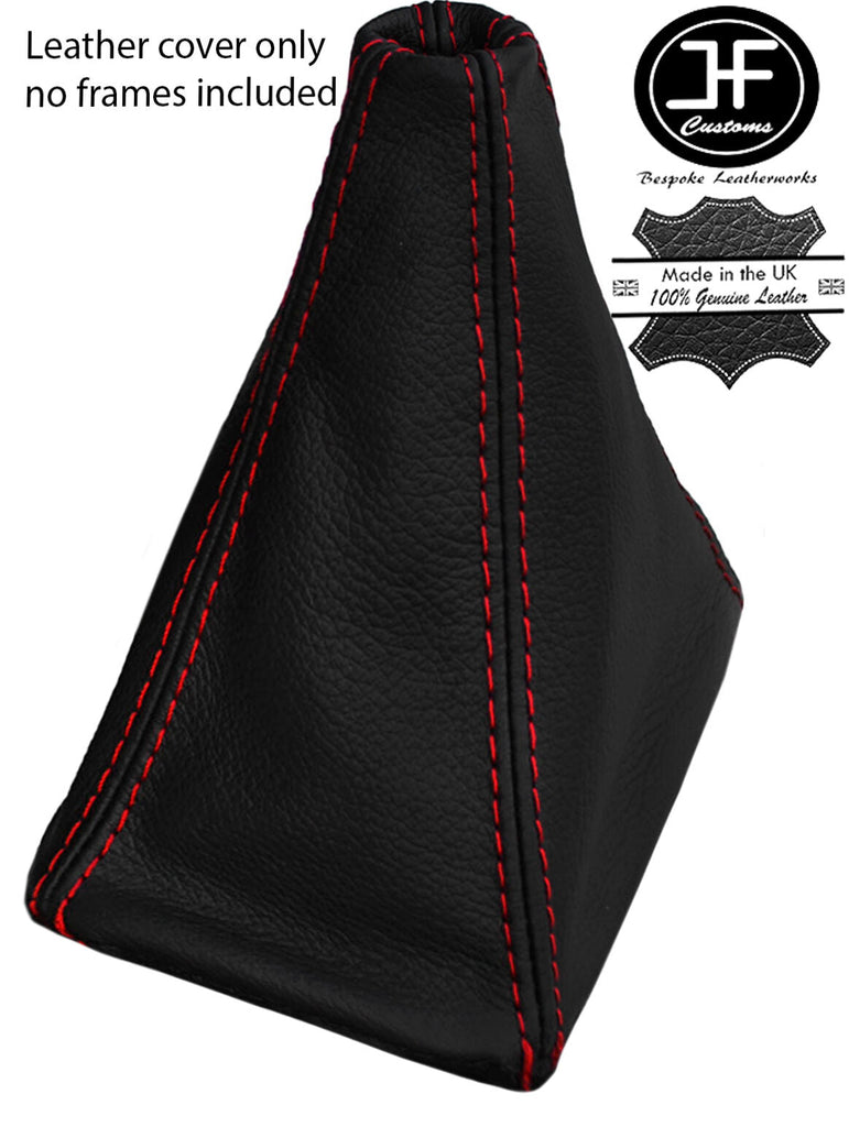 RED  STITCHING REAL LEATHER MANUAL GEAR GAITER FITS JEEP WRANGLER TJ 2003-2006