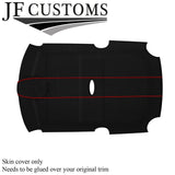 RED STITCH SUEDE ROOF LINING HEADLINER COVER FOR MINI R50 R53 CUSTOM NEW
